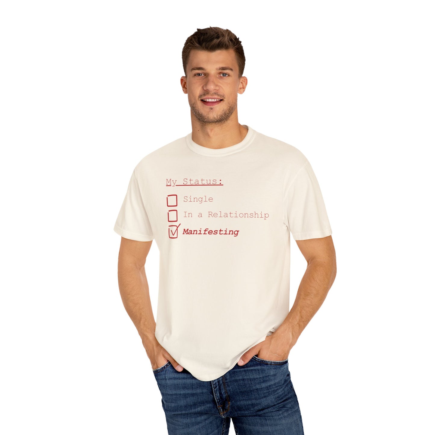 "Status: Manifesting" Tee | Valentine Edition