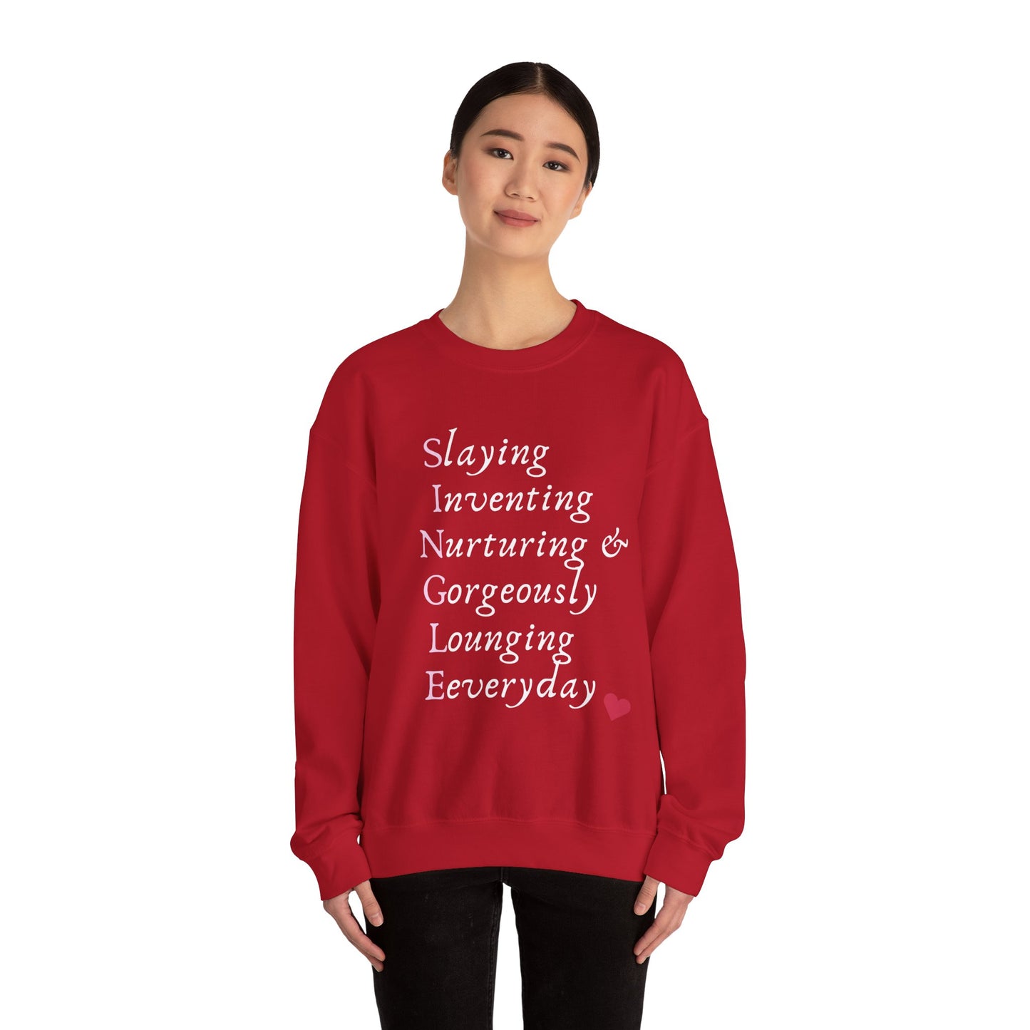 S.I.N.G.L.E Acrostic Crewneck. Valentine Edition