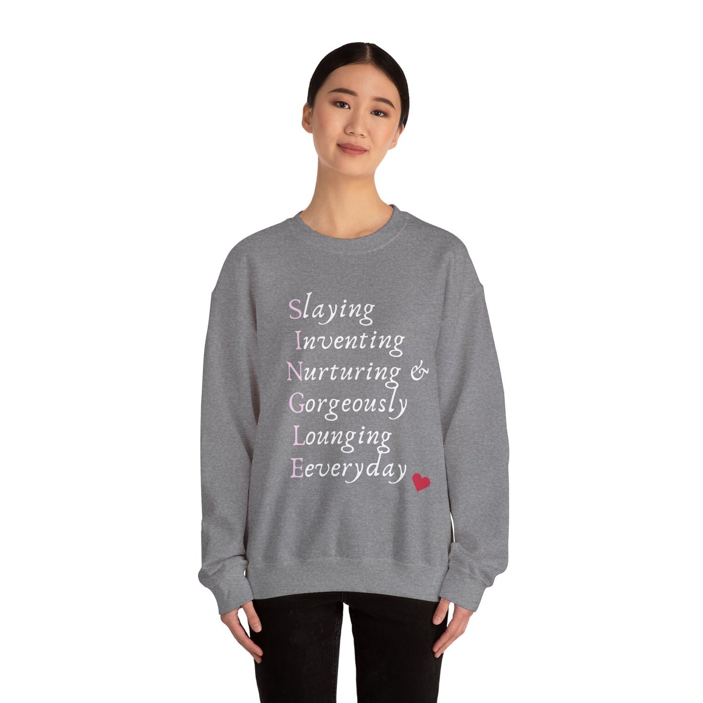 S.I.N.G.L.E Acrostic Crewneck