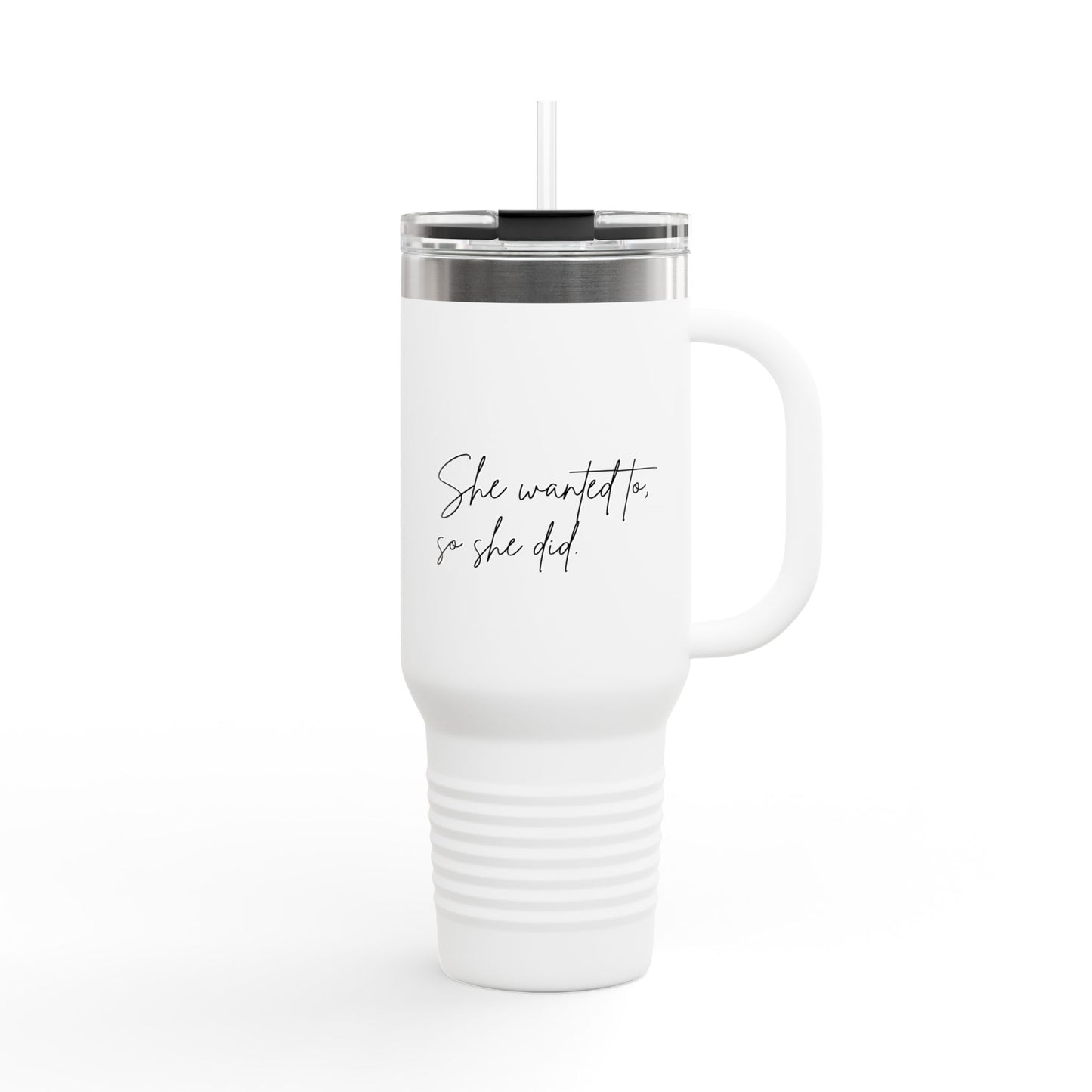 "So She Did" Signature Tumbler