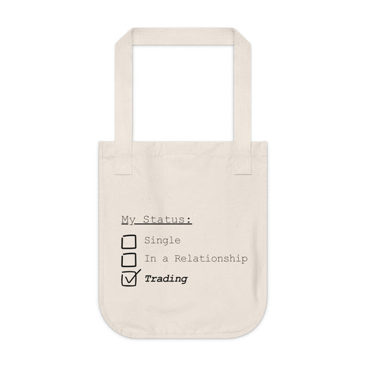 "Status: Trading" Organic Tote