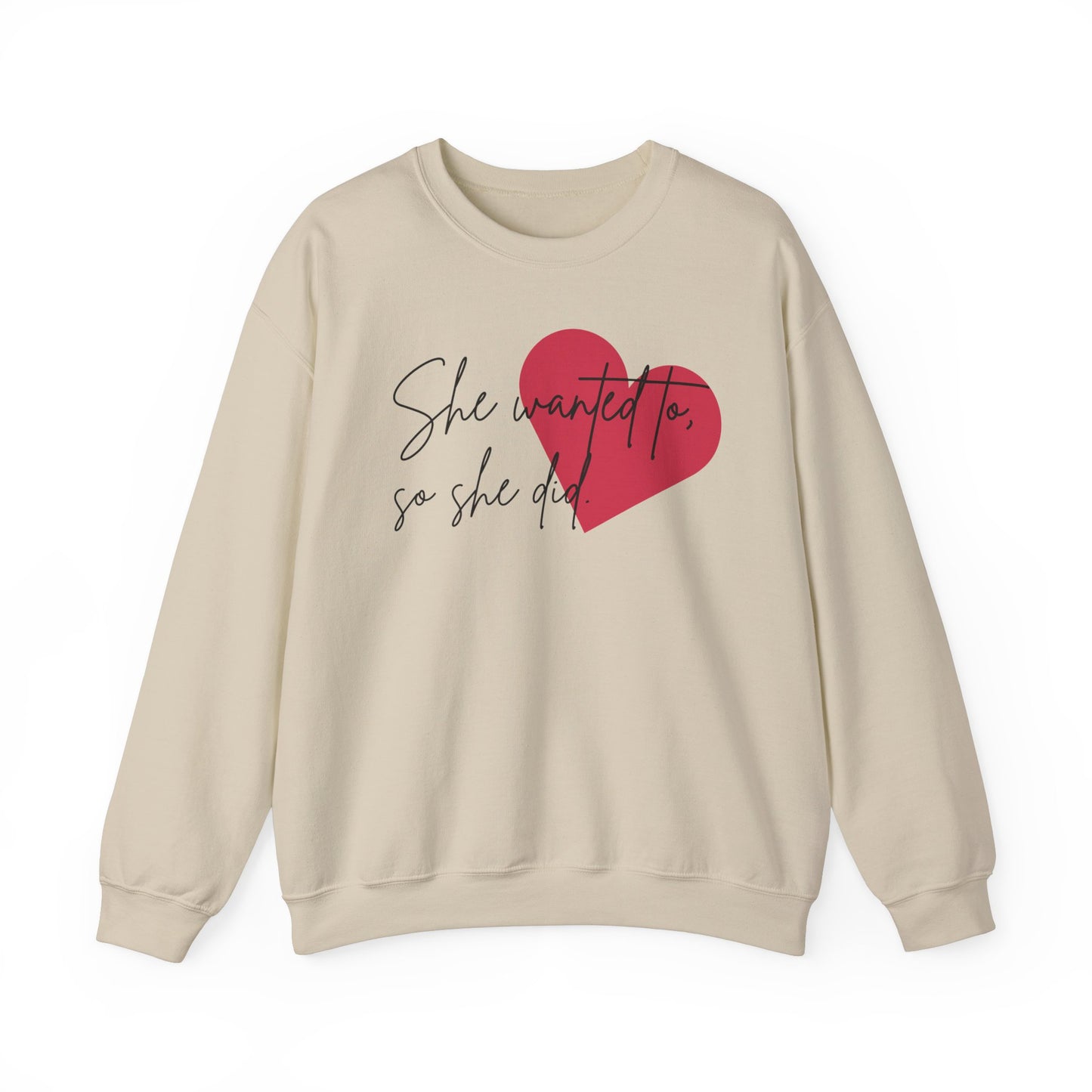 "So She Did" Crewneck